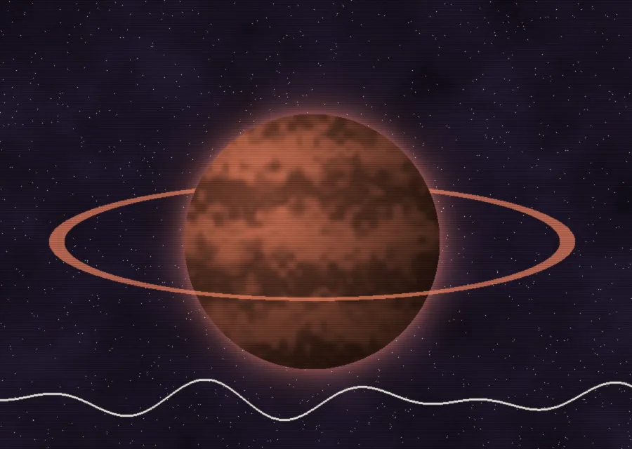 Vue d’artiste imaginaire de Kepler-∅ 442b