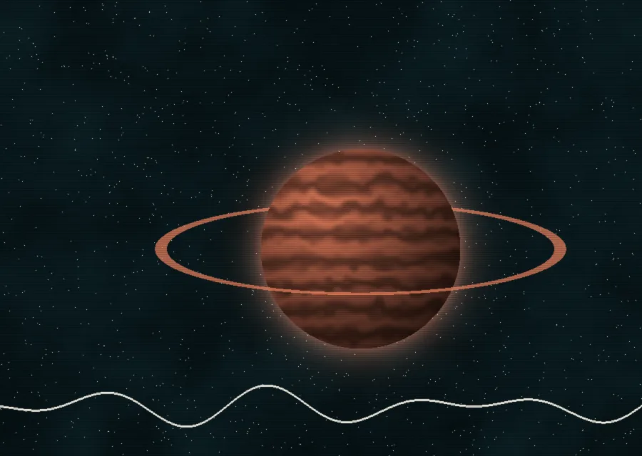 Vue d’artiste imaginaire de Trappist-1 ½